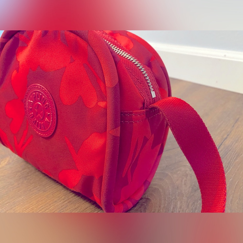 ☘️Kipling Jesper mini crossbody bag, in coral flowers - Picture 4 of 11